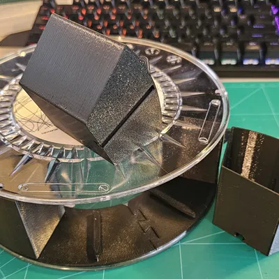 Khay organizer xếp chồng có ngăn kéo từ cuộn spool 1kg rỗng