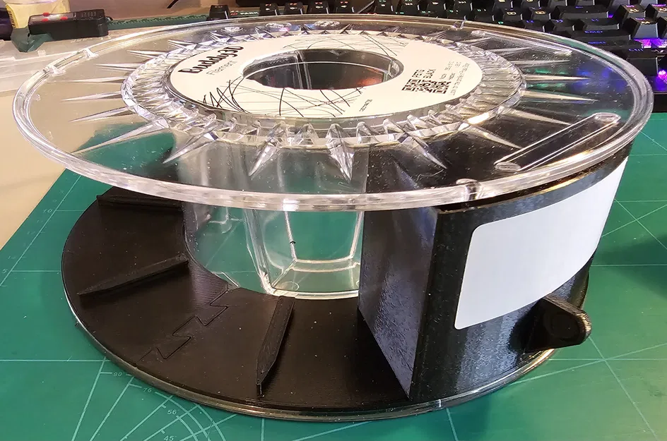 Khay organizer xếp chồng có ngăn kéo từ cuộn spool 1kg rỗng - Image 6