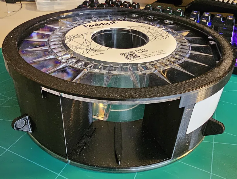 Khay organizer xếp chồng có ngăn kéo từ cuộn spool 1kg rỗng - Image 7