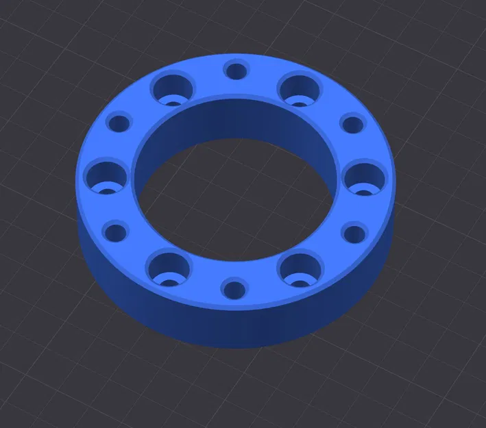 Bộ chuyển vô lăng simracing từ 6x70mm sang 6x74mm - Image 5