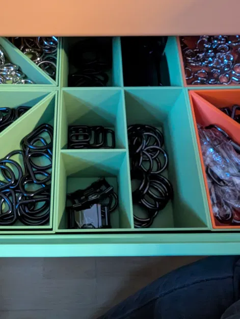 Vách ngăn khay IKEA Trofast chia 3 phần (IKEA Trofast Insert Divider 3 Parts) - Image 1