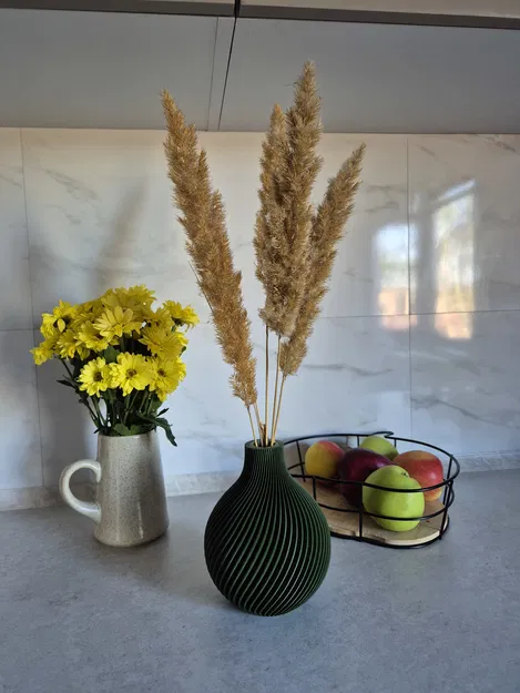 Bình hoa xoắn ốc (Spiral Vase) - Image 1