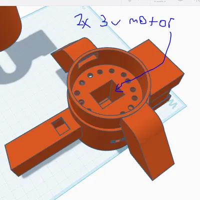 Máy hút bụi Tumor (cần dán vào motor 3V-5V!)