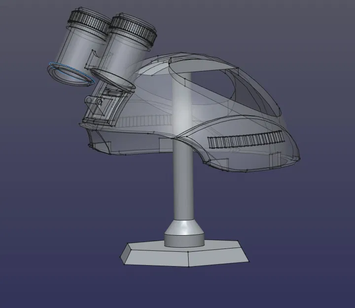 Mũ tactical cho mèo (kèm kính nhìn đêm và stand) - Image 1