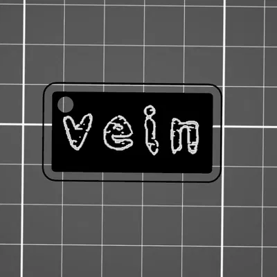 Móc khóa Vein.fm (Vein.fm keychain)