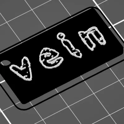 Móc khóa Vein.fm (Vein.fm keychain)