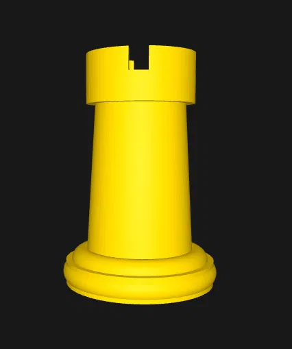 Torre de Ajedrez Staunton Paramétrica – Xe cờ vua Staunton tham số - Image 1