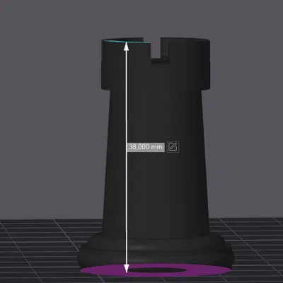 Torre de Ajedrez Staunton Paramétrica – Xe cờ vua Staunton tham số