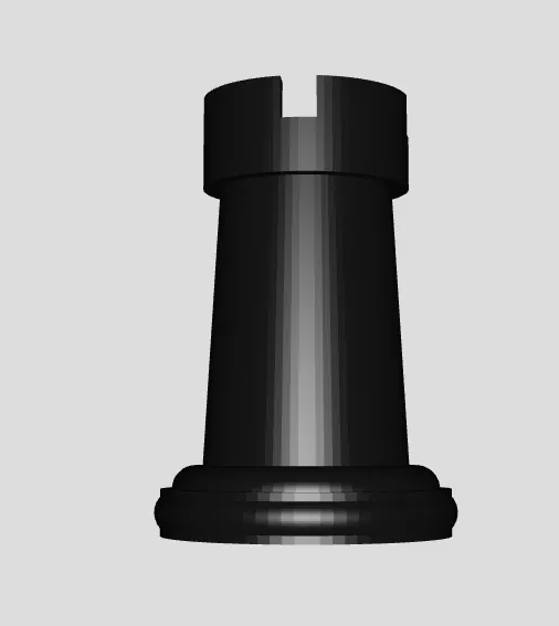 Torre de Ajedrez Staunton Paramétrica – Xe cờ vua Staunton tham số - Image 3