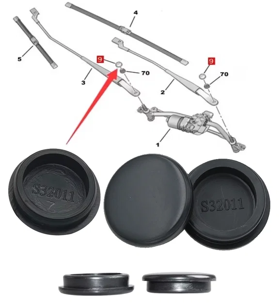 Nắp chụp cần gạt mưa Changan Deepal S07 (Wiper Arm Caps) - Image 4