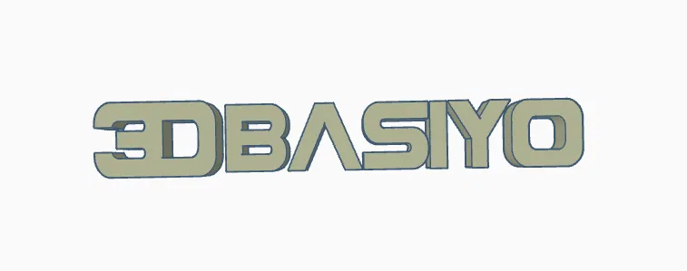 Logo gốc 3DBasiyo (Original 3DBasiyo Logo) - Image 1