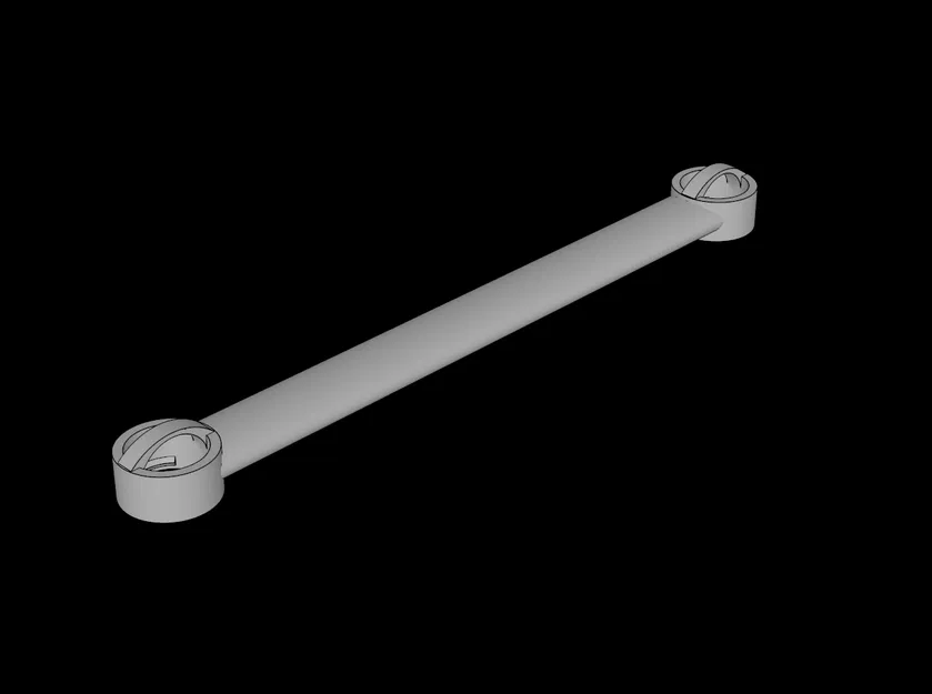 Lego Compatible (32293.dat) Technic Steering Link 9L - Image 1