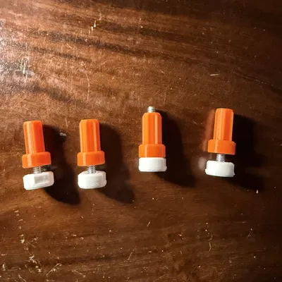 Chân tăng chỉnh nội thất - bu lông lục giác 1/4”