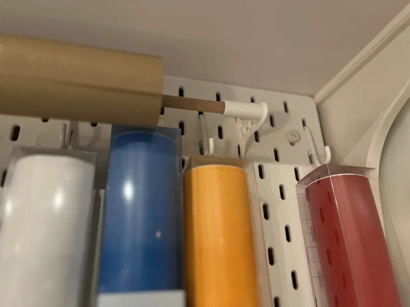 Giá treo cuộn SKADIS cho băng keo hoặc giấy gói (roll holder & hanger) - Image 2