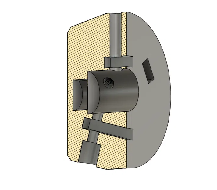 Tay gạt cấp phôi cho Bosch PBD 40 (Hebelkreuz) - Image 5