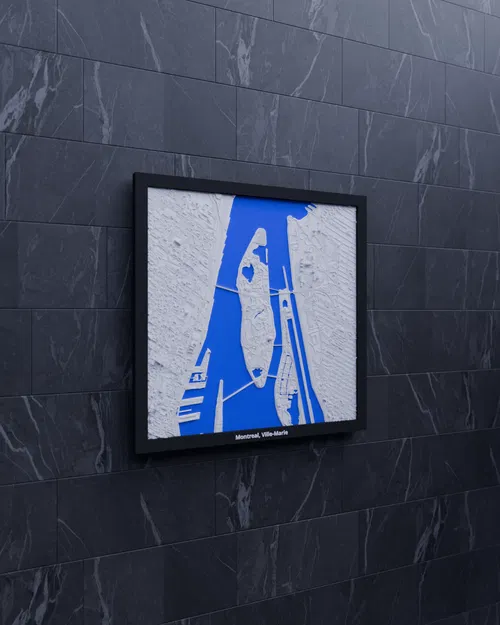 Montreal, Ville-Marie, Canada - Mô hình thu nhỏ 3D - Image 2