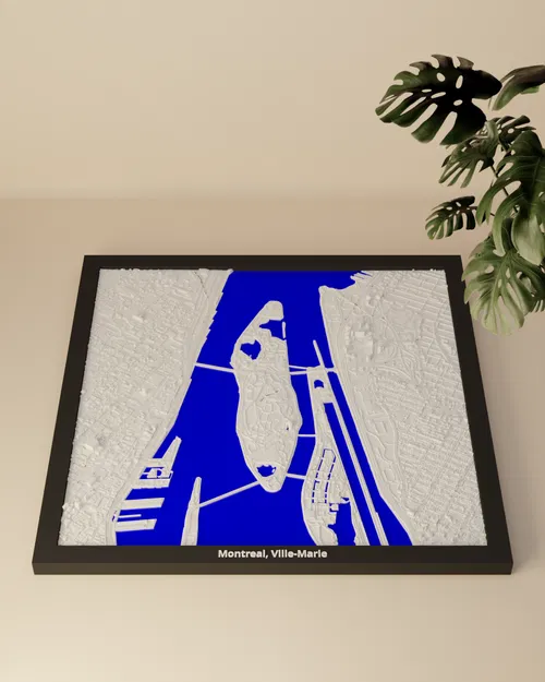 Montreal, Ville-Marie, Canada - Mô hình thu nhỏ 3D - Image 4