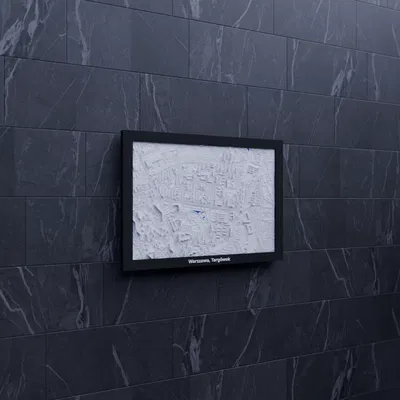 Warszawa, Targówek, Poland - Mô hình thu nhỏ 3D