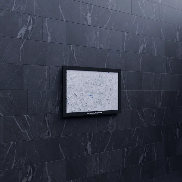 Warszawa, Targówek, Poland - Mô hình thu nhỏ 3D - Image 6