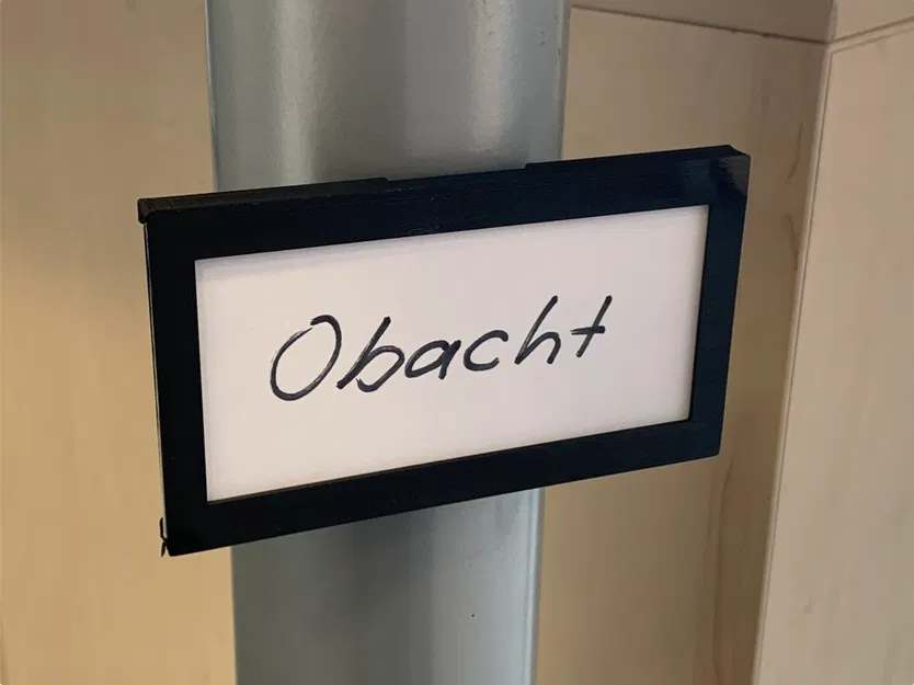 Thẻ gắn ống - Label trượt vào, cố định bằng dây rút (cable ties) - Image 1