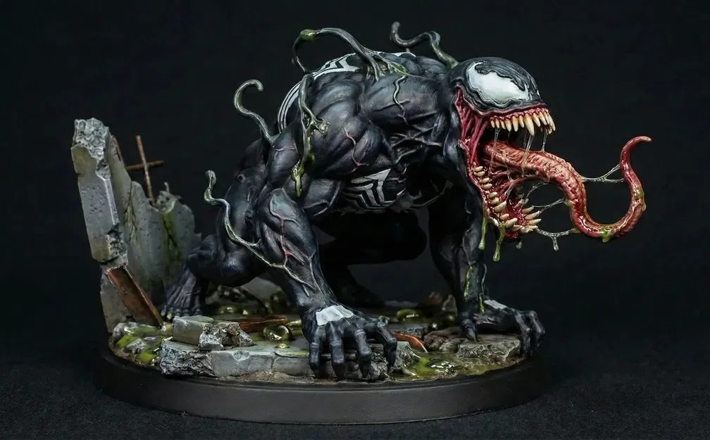 Symbiotic_Fury_Venom – Tượng Venom Symbiotic Fury - Image 1