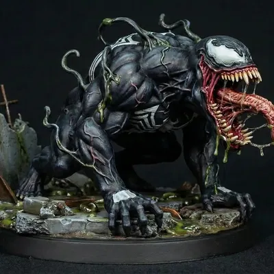Symbiotic_Fury_Venom – Tượng Venom Symbiotic Fury