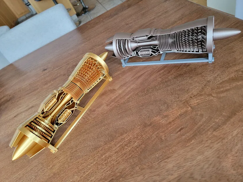 Động cơ J57 Turbojet kèm bệ đỡ (J57 turbojet Engine and stand) - Image 8