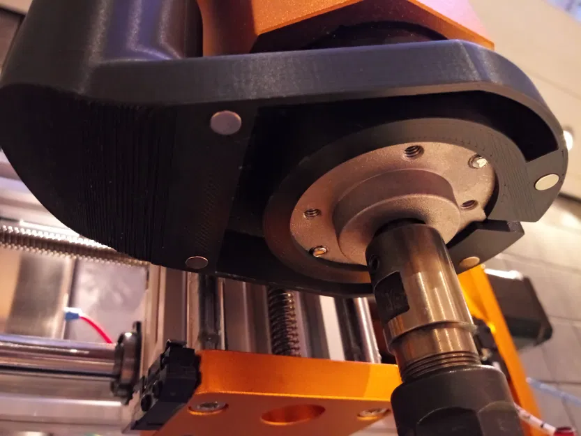 Adapter hút bụi cho 3018 (spindle 500W) chỉnh cao, nắp nam châm - Image 6