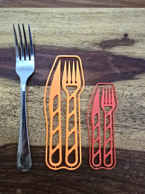 Bộ Dao & Nĩa An Toàn Cho Bé Dạng Kit Card Du Lịch + Hộp Đựng [UPDATED] - Image 2