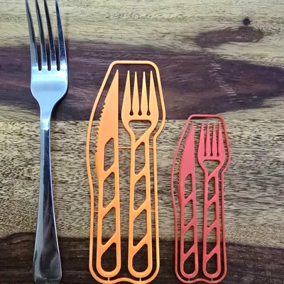 Bộ Dao & Nĩa An Toàn Cho Bé Dạng Kit Card Du Lịch + Hộp Đựng [UPDATED]