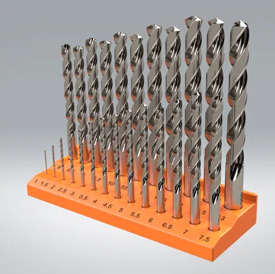 Giá/Khay đựng mũi khoan Ø1–13 mm (DIN 338)