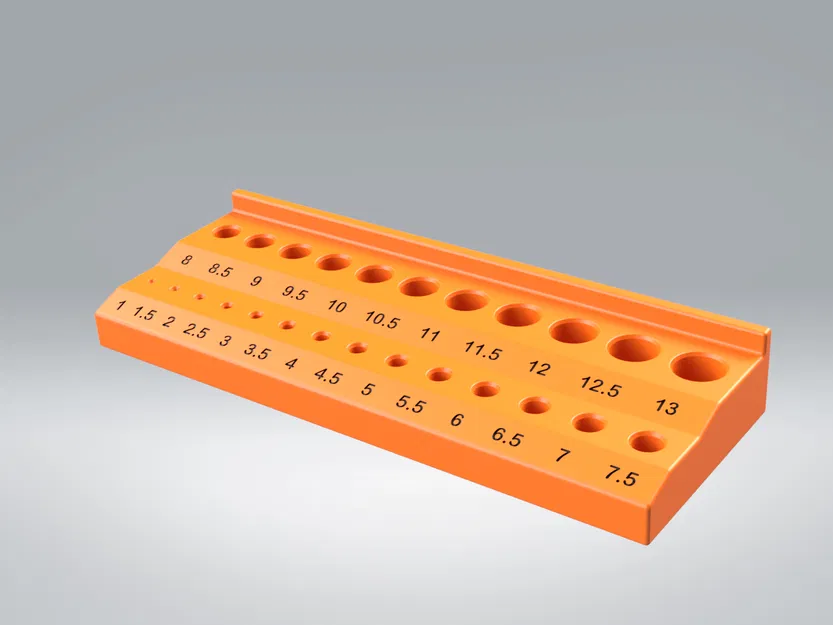 Giá/Khay đựng mũi khoan Ø1–13 mm (DIN 338) - Image 2