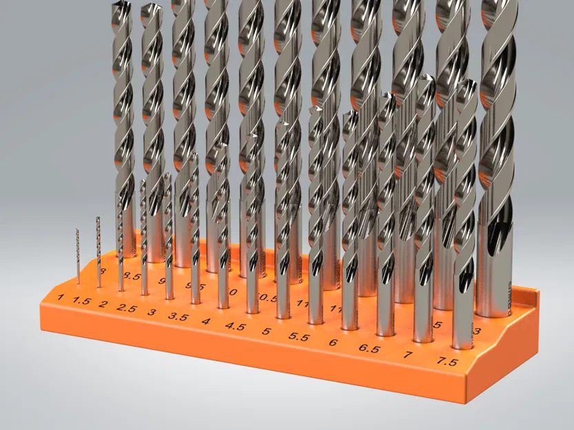 Giá/Khay đựng mũi khoan Ø1–13 mm (DIN 338) - Image 3