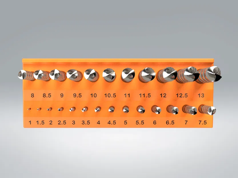 Giá/Khay đựng mũi khoan Ø1–13 mm (DIN 338) - Image 5