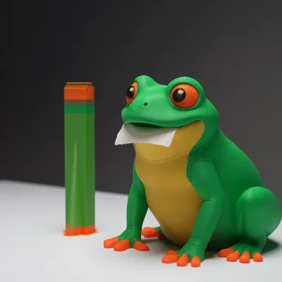 Ếch Dispenser Giấy Vệ Sinh (Cuộn Giấu Bên Trong)