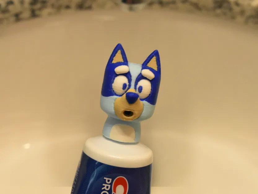 Nắp Tuýp Kem Đánh Răng Bluey (Bluey Toothpaste Cap) - Image 2