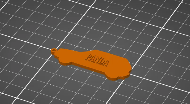 Móc khóa Fiat Panda MK1 141 (Keyring) - Image 2