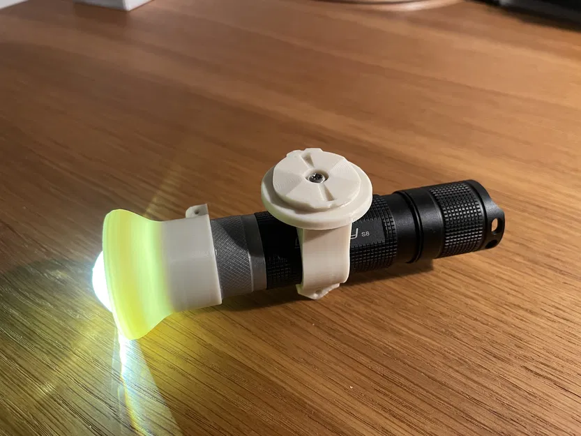 Đèn xe đạp chống chói – Filippa TIR Lens + Convoy S6 Mod (Build <20€) - Image 1