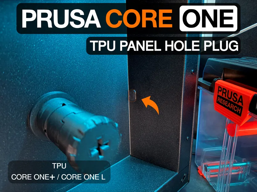 Nút bịt lỗ panel TPU cho CORE One/+/L (CORE One/+/L TPU Panel Hole Plug) - Image 1