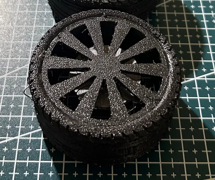 Lốp TPU dẻo cho mâm bánh xe custom dùng động cơ DC - Image 1