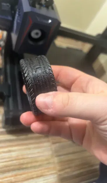 Lốp TPU dẻo cho mâm bánh xe custom dùng động cơ DC - Image 2