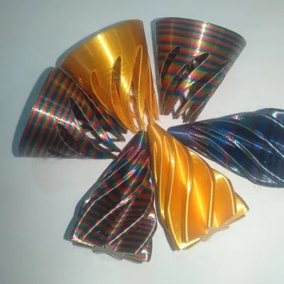 Spiral Cone Fidget !!! 5cm mini !!! PLA+PETG 5cm mini