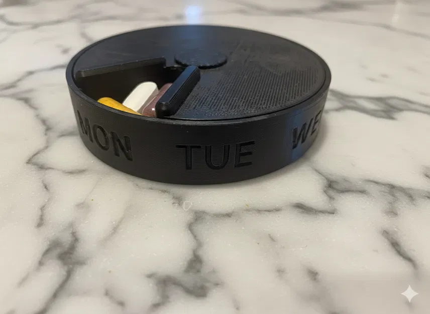 Hộp Thuốc Xoay 7 Ngày (7-Day Rotating Pill Organizer) - Image 1