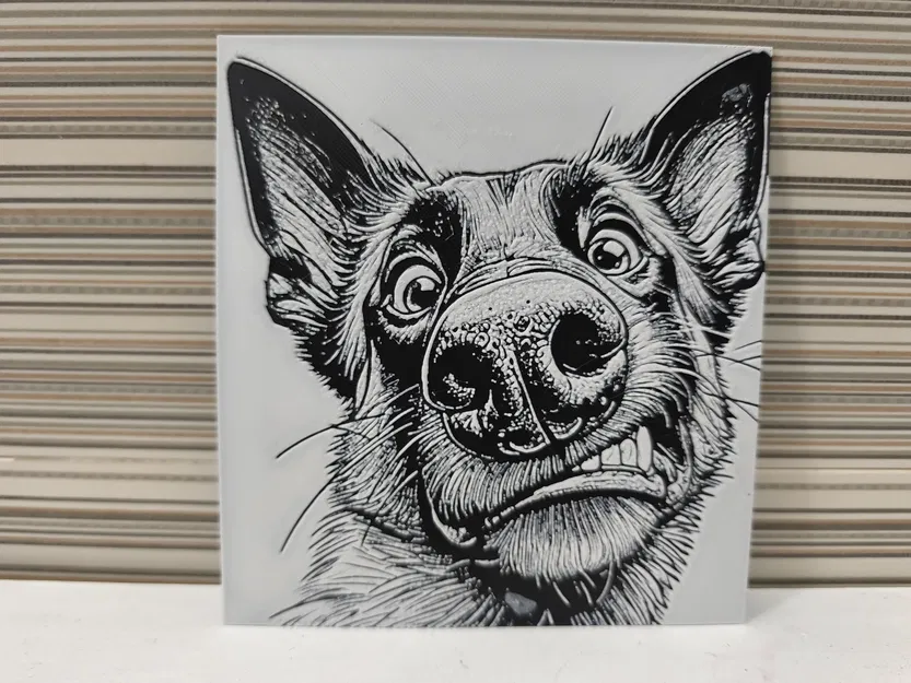 Hueforge perro gracioso - Image 1