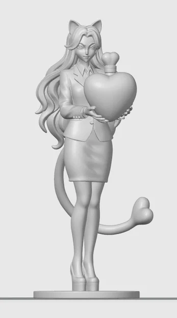 Tượng cô gái mèo Valentine 11 - Image 1
