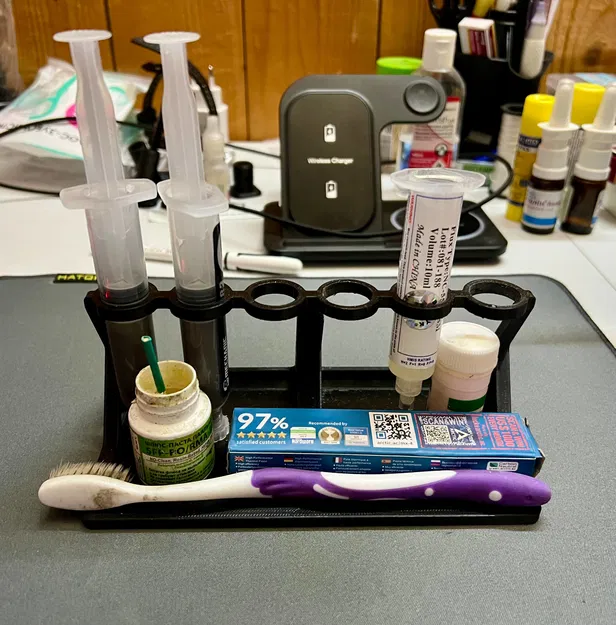 Organizer để bàn cho Flux hoặc Thermal Paste (giá đỡ ống tiêm) - Image 3