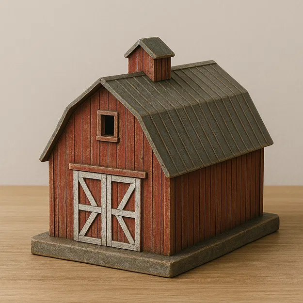 Mô hình trưng bày Chuồng Barn Rustic phong cách Farmhouse - Image 1