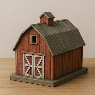 Mô hình trưng bày Chuồng Barn Rustic phong cách Farmhouse