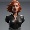 Black Widow Avengers – Bust 3D (Natasha Romanoff) - Thumbnail 2