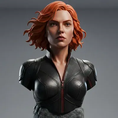 Black Widow Avengers – Bust 3D (Natasha Romanoff)